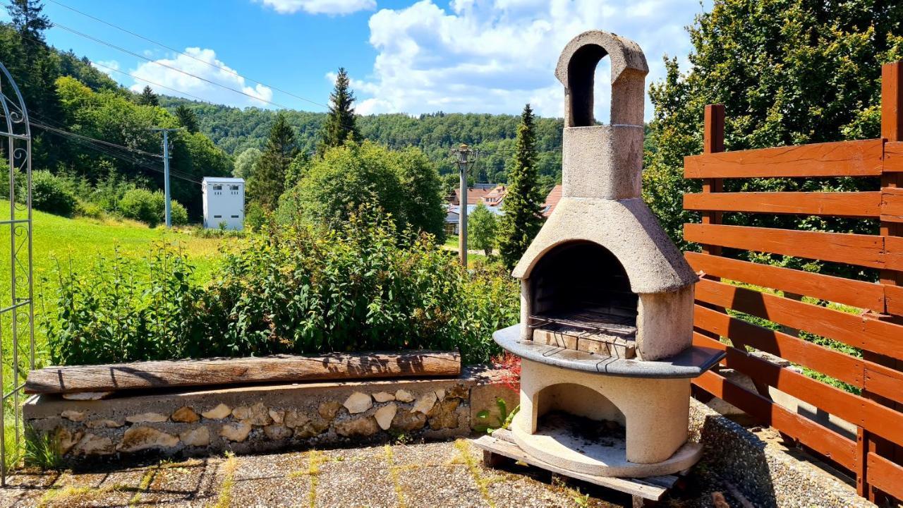 Ferienhaus Waldblick Sonnenbühl Exteriör bild